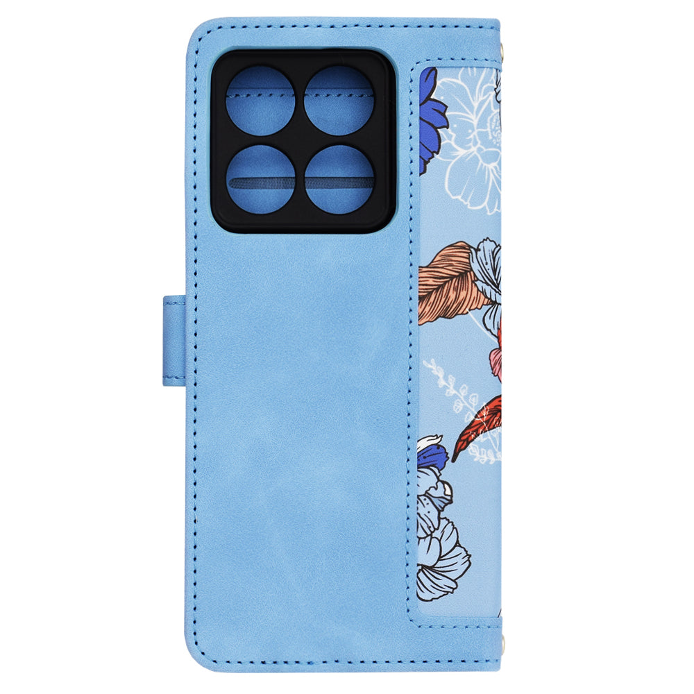 Husa de protectie Techsuit FlipCraft compatibil cu Xiaomi 14T, Vibrant Blue