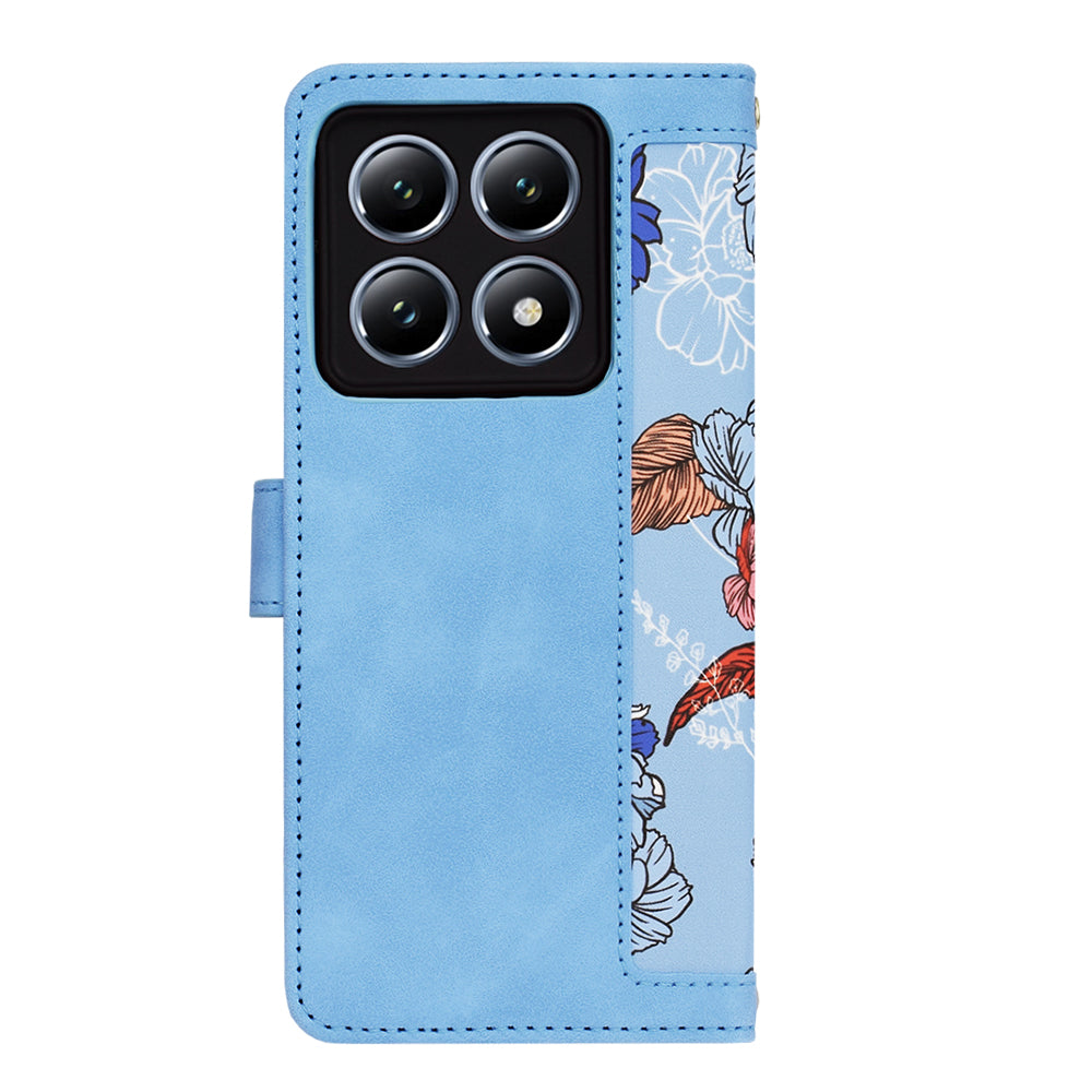 Husa de protectie Techsuit FlipCraft compatibil cu Xiaomi 14T Pro, Vibrant Blue
