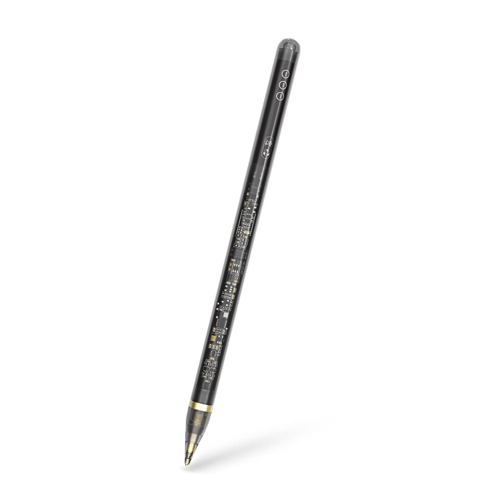 Stylus Techsuit Premium Stylus Pen (C10 Pro), for iPad 2018+, Digital Magnetic Charging, Capacitive, Transparent / Black