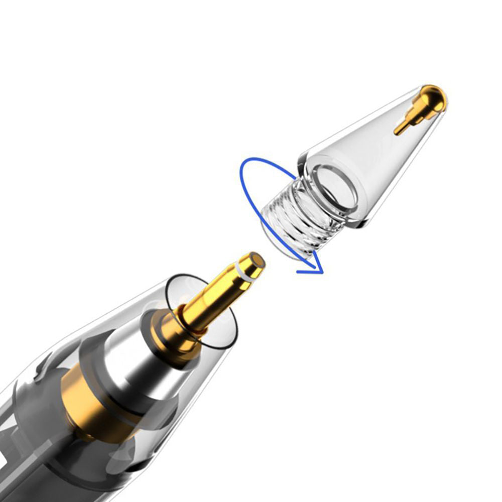 Stylus Techsuit Premium Stylus Pen (C10 Pro), for iPad 2018+, Digital Magnetic Charging, Capacitive, Transparent / Black