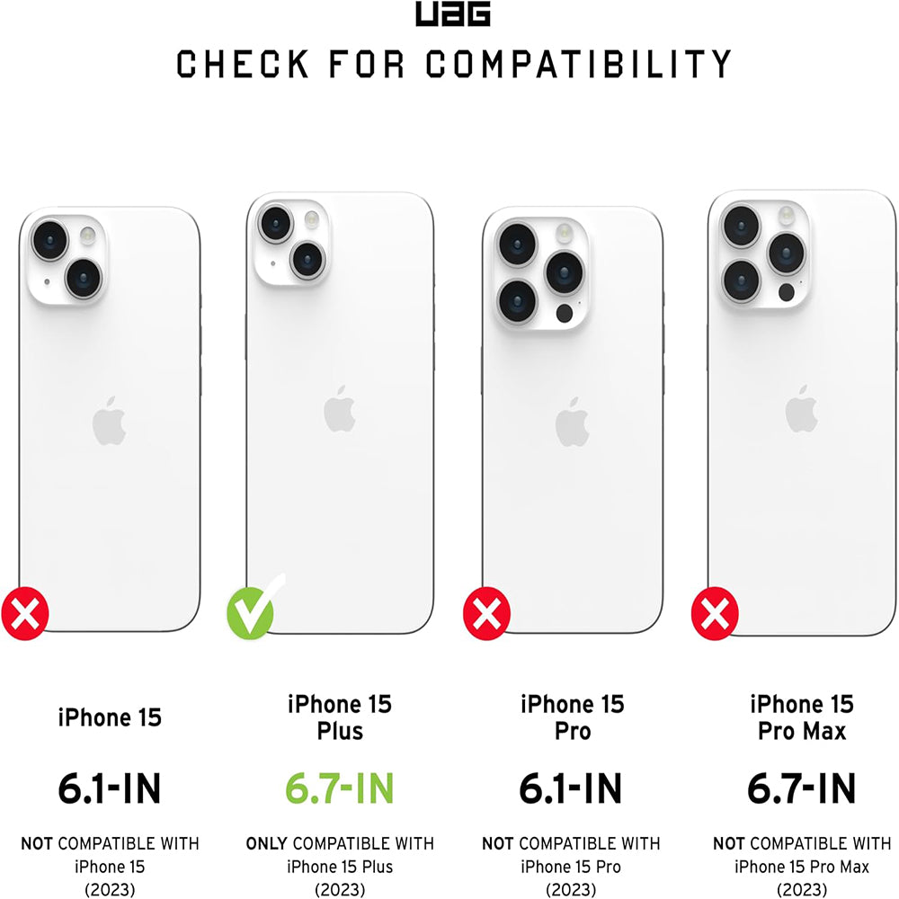 Husa de protectie UAG Pathfinder MagSafe compatibil cu iPhone 15 Plus, Oliv Drab