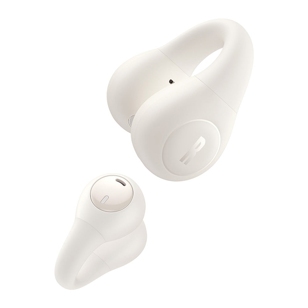 Casti Baseus Bass 15 Clip (A00079500223-00), True Wireless, ENC, Bluetooth 5.4, Open-ear, USB-C, Stellar White