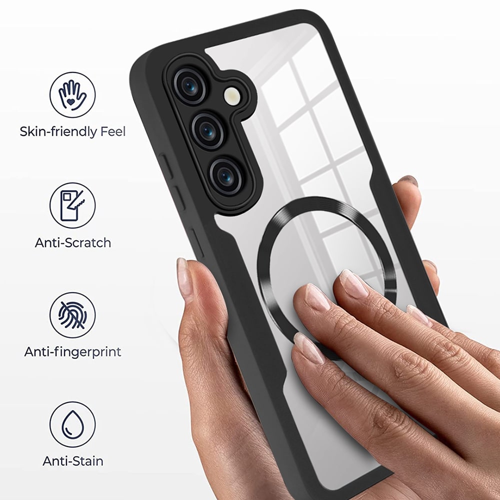 Folie de protectie Techsuit ColorVerse 360 MagSafe Series + compatibil cu Samsung Galaxy S25 Plus, Roz