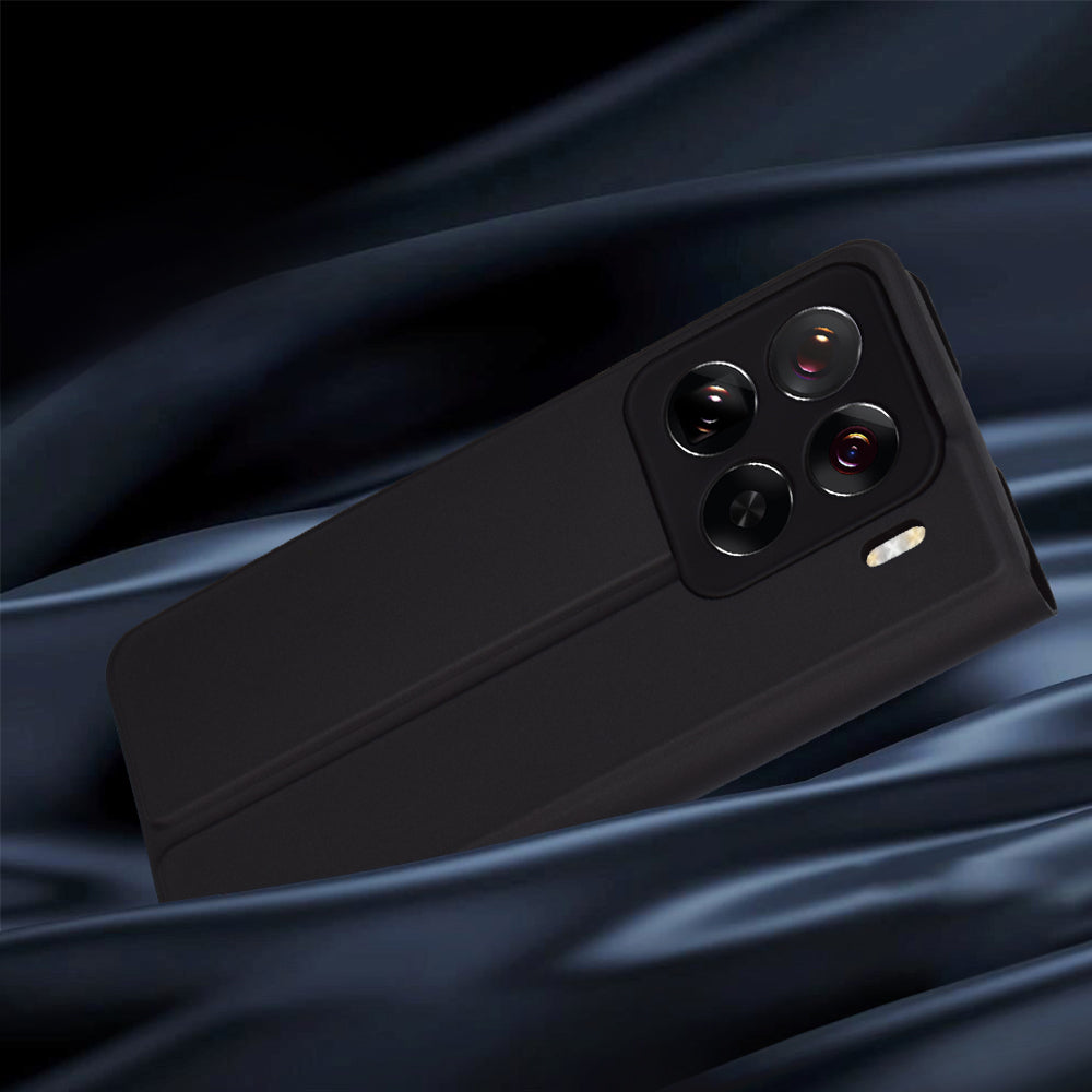 Husa de protectie Techsuit Magskin Book compatibil cu Xiaomi 15 Pro, Negru