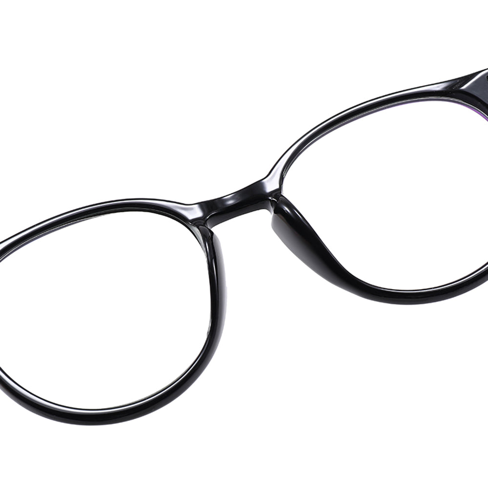 Techsuit Anti-Blue Light Glasses Reflex PC (PC28003-C1), Round, Negru