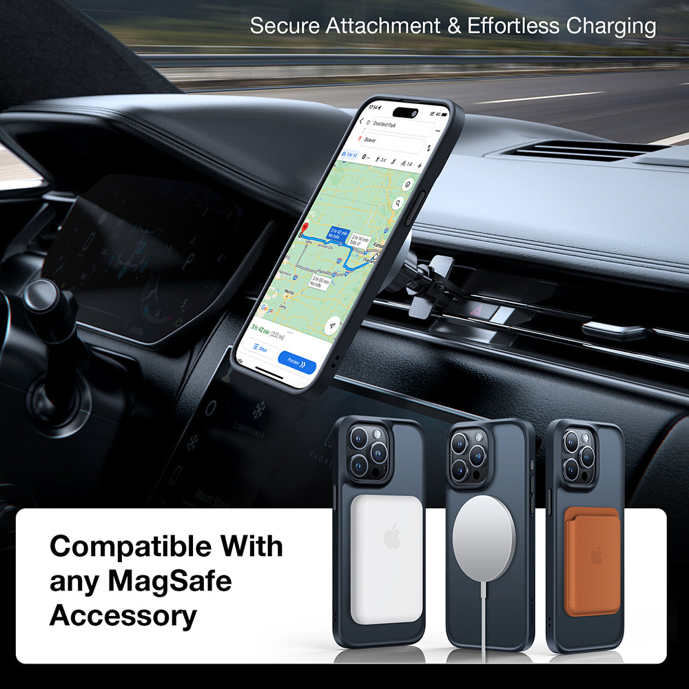 Husa de protectie Torras Guardian Magnetic compatibil cu iPhone 15 Pro Max, Negru
