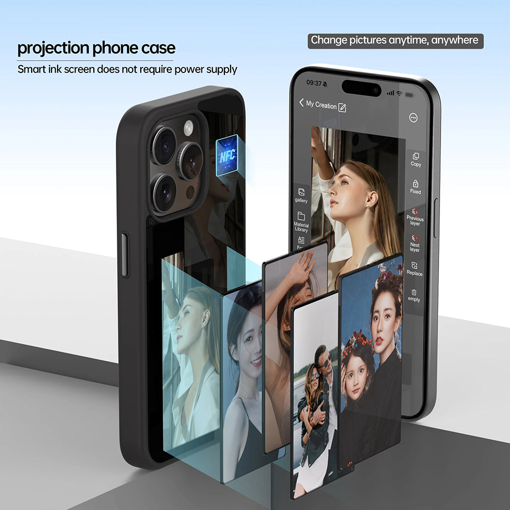 Husa de protectie Techsuit SmartScreen NFC compatibil cu iPhone 16 Plus, Negru