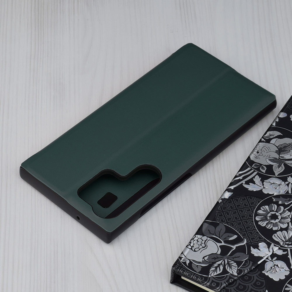 Husa de protectie Techsuit eFold Series compatibil cu Samsung Galaxy S23 Ultra, Verde Inchis