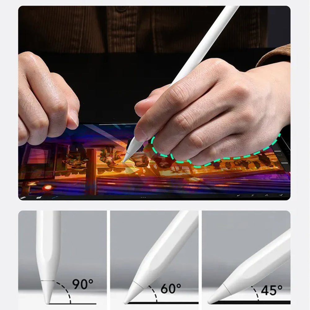 Stylus ESR Stylus Pen (6C00107), for iPad, Magnetic Attachment, Bluetooth, Type-C, Palm Rejection, Tilt Sensitivity, Roz