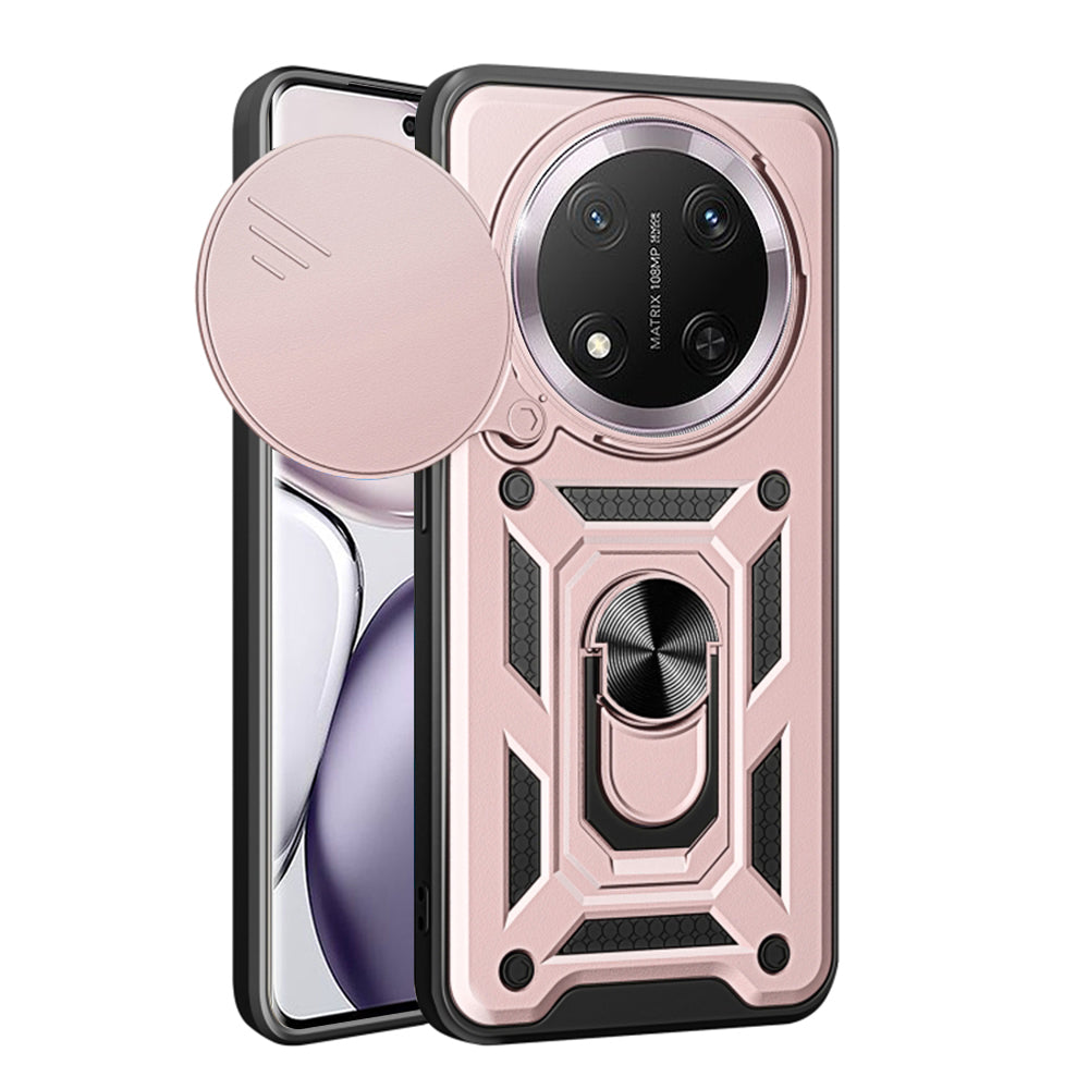 Husa de protectie Techsuit CamShield Series compatibil cu Honor Magic7 Lite / X9c, Roz Auriu