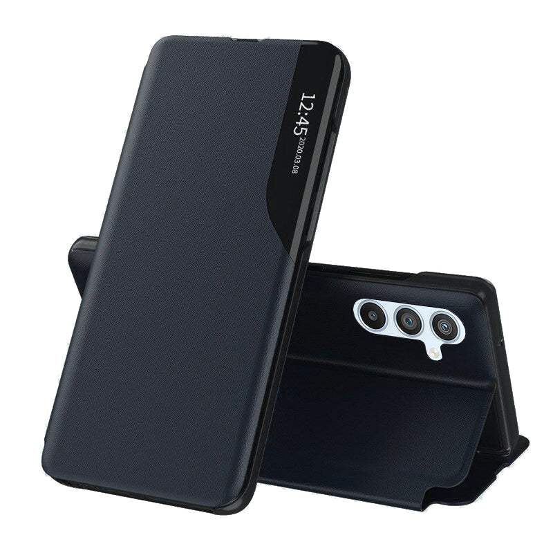 Husa de protectie Techsuit eFold Series compatibil cu Samsung Galaxy A54, Albastru Inchis