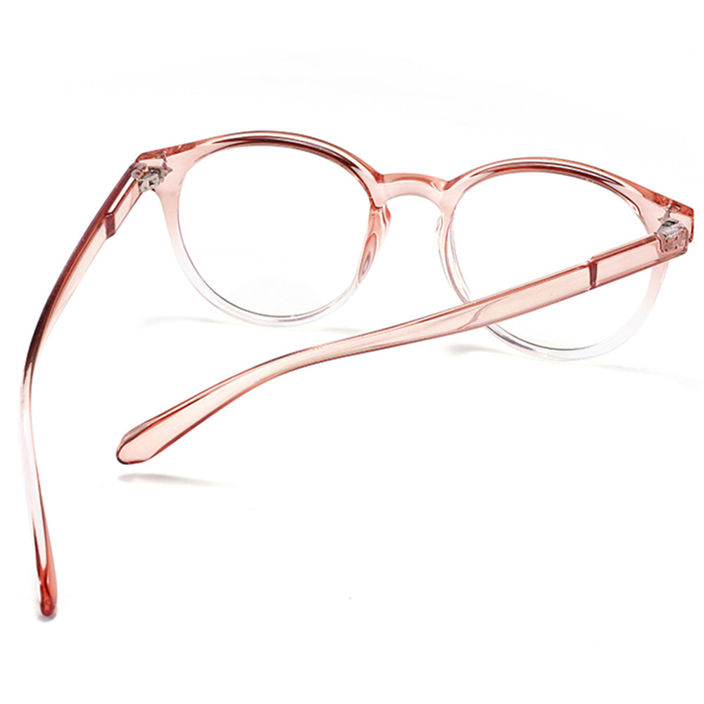 Techsuit Anti-Blue Light Glasses Reflex PC (PC28003-C4), Round, Transparent Brown