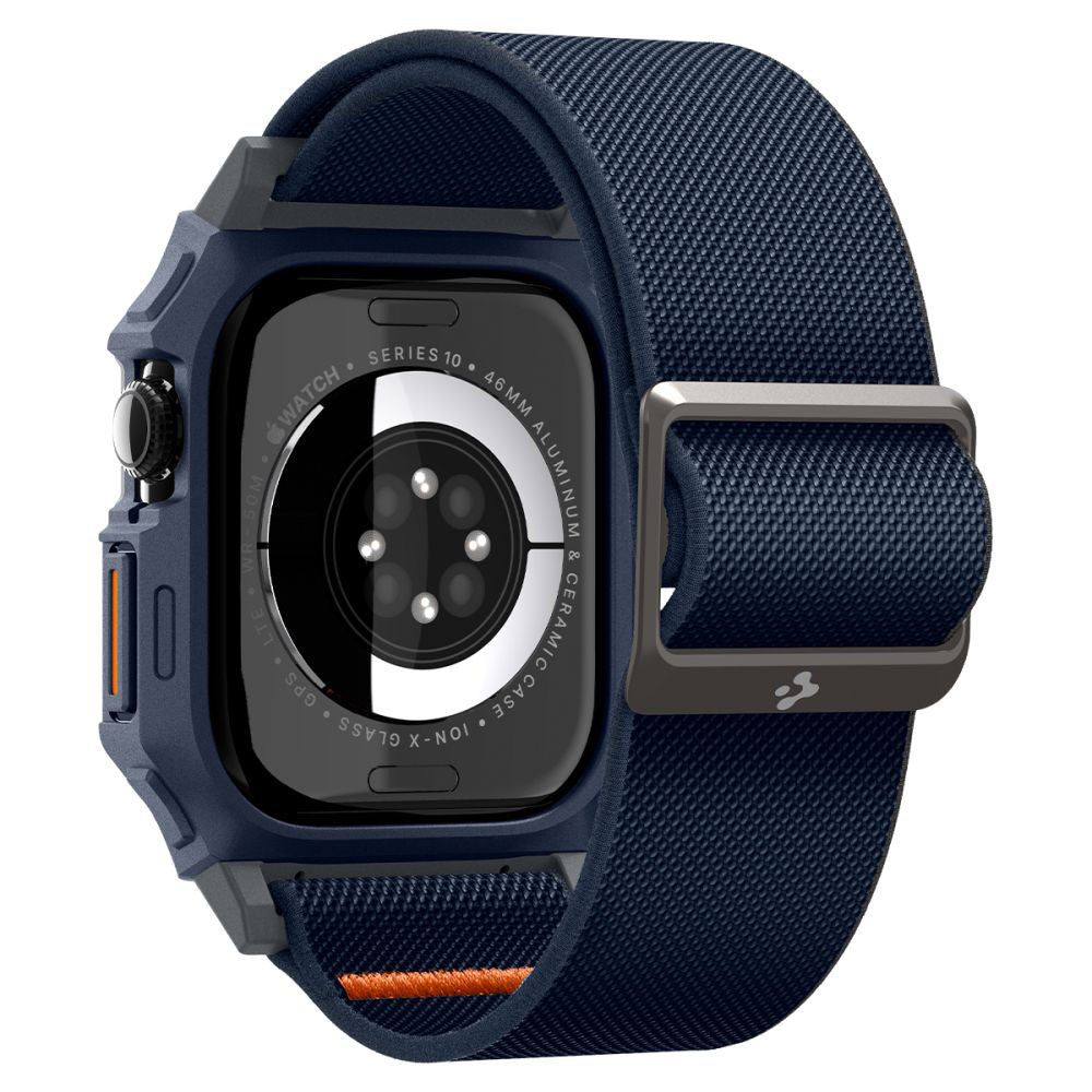 Accesoriu smartwatch Spigen Lite Fit "Pro" (ACS08925) compatibil cu Apple Watch 10 46mm / Watch 11 46mm, Bleumarin