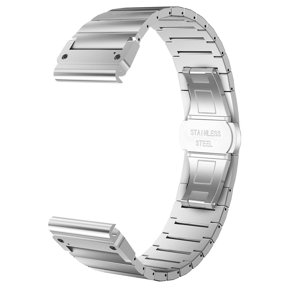 Curea smartwatch Techsuit Watchband QuickFit 22mm (W012) compatibil cu Garmin Fenix 5/5 Plus 6/6 Pro/7/Forerunner 935/945/970/ Approach S60, Argintiu