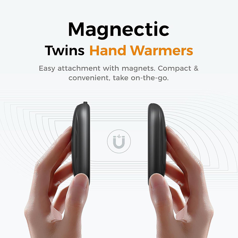 Ocoopa Hand Warmer UT Rare (UT3041-PINK), Type-C, Adjustable Heat, Magnetic Design, Portable, IP34, 2x 2000mAh, Roz