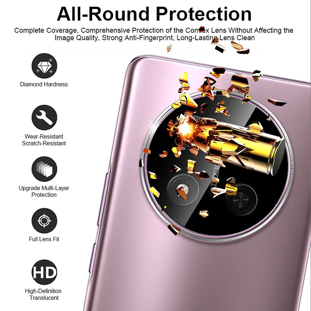 Folie de protectie Techsuit Full Camera Glass compatibil cu Honor Magic7 Lite / X9c, Negru