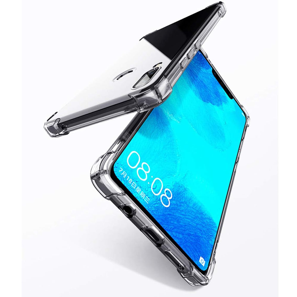 Husa de protectie Techsuit Shockproof Clear Silicone compatibil cu Huawei Mate 20 Pro, Transparent