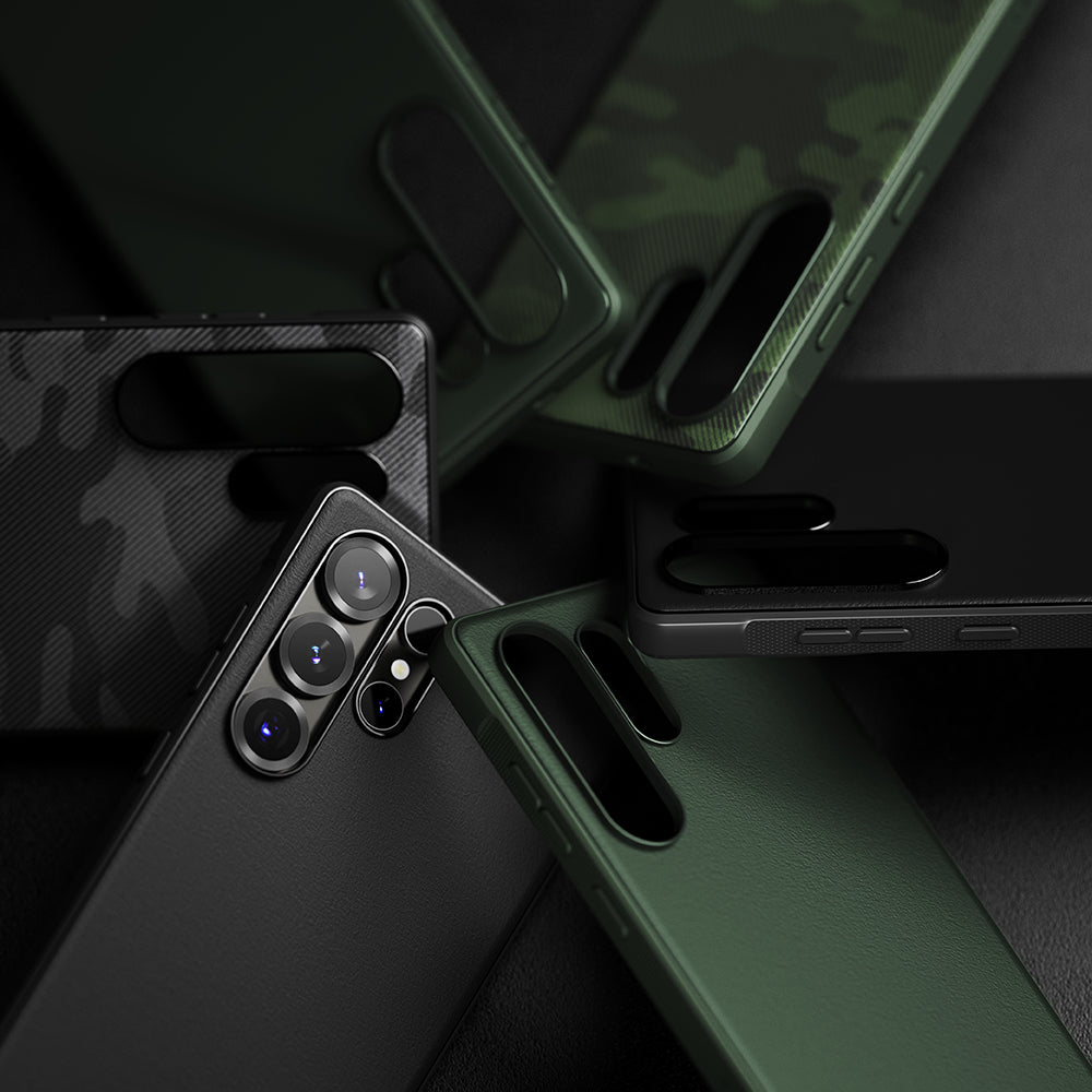 Husa de protectie Ringke Onyx compatibil cu Samsung Galaxy S25 Ultra, Verde Inchis