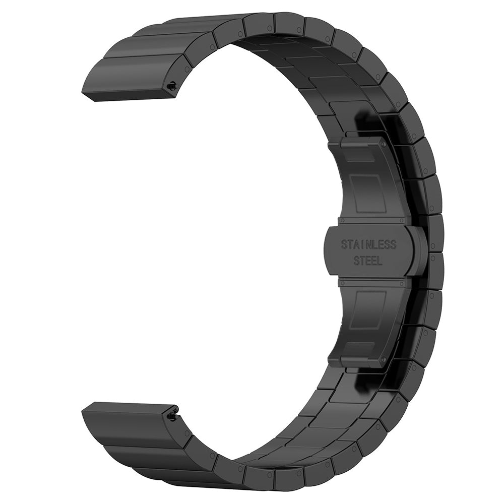 Curea smartwatch Techsuit Watchband 22mm (W012) compatibil cu Huawei Watch GT 2 (46mm)/GT 2 Pro/GT 3 Pro (46mm)/Ultimate, Xiaomi Watch S1, Negru