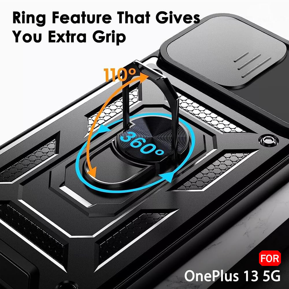 Husa de protectie Techsuit CamShield Series compatibil cu OnePlus 13, Negru