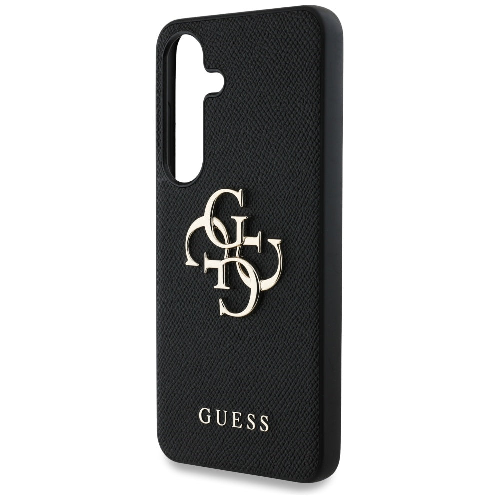 Husa de protectie Guess Hardcase 4G Grained Big and Classic Logo (GUHCS25MPGT4MBK) compatibil cu Samsung Galaxy S25 Plus, Negru