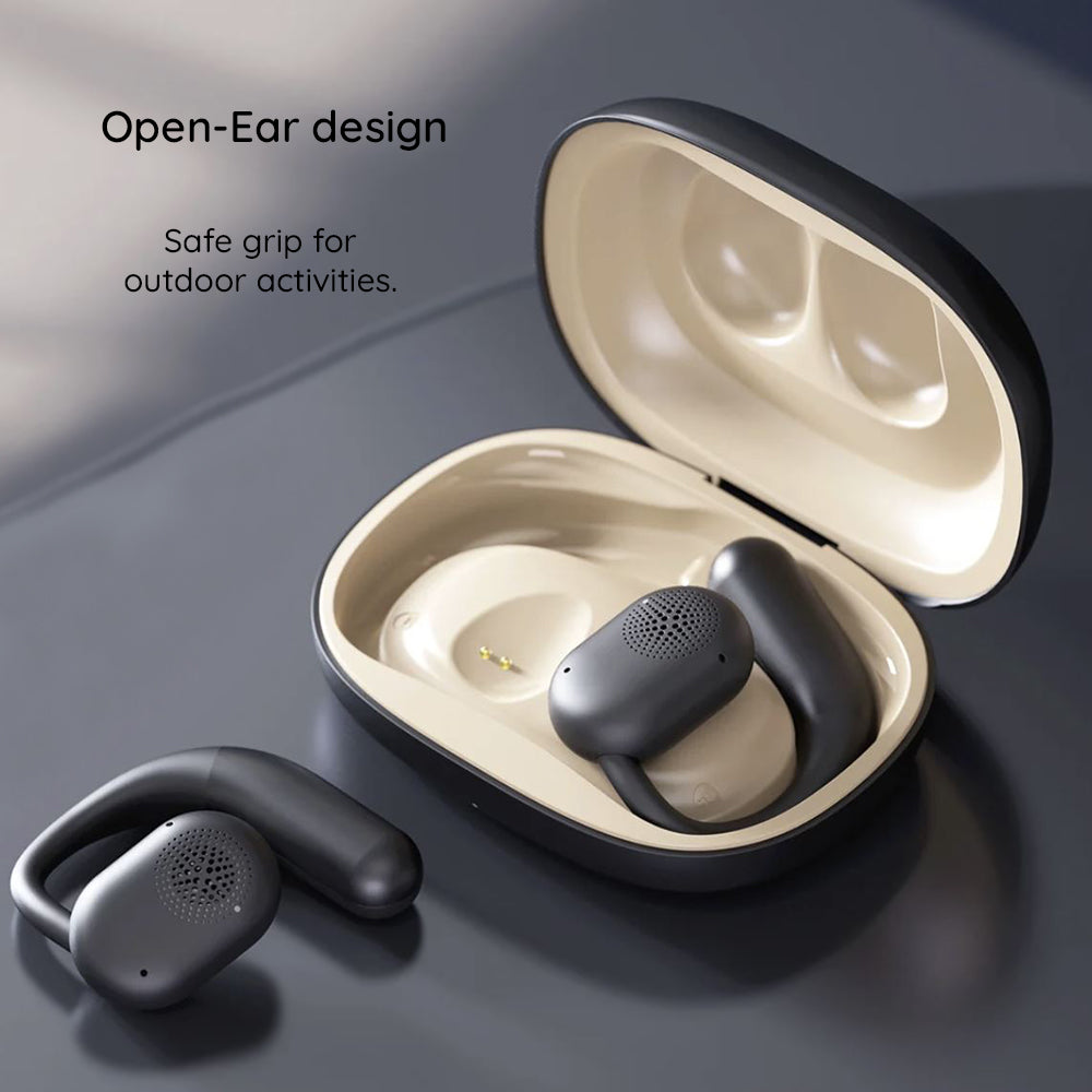 Casti Havit (OWS914), with Microphone, Bluetooth 5.3, True Wireless Stereo, ENC, USB-C, 500mAh, Bej