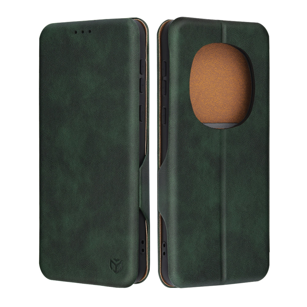 Husa de protectie Techsuit Safe Wallet Plus compatibil cu Honor Magic7 Pro, Verde