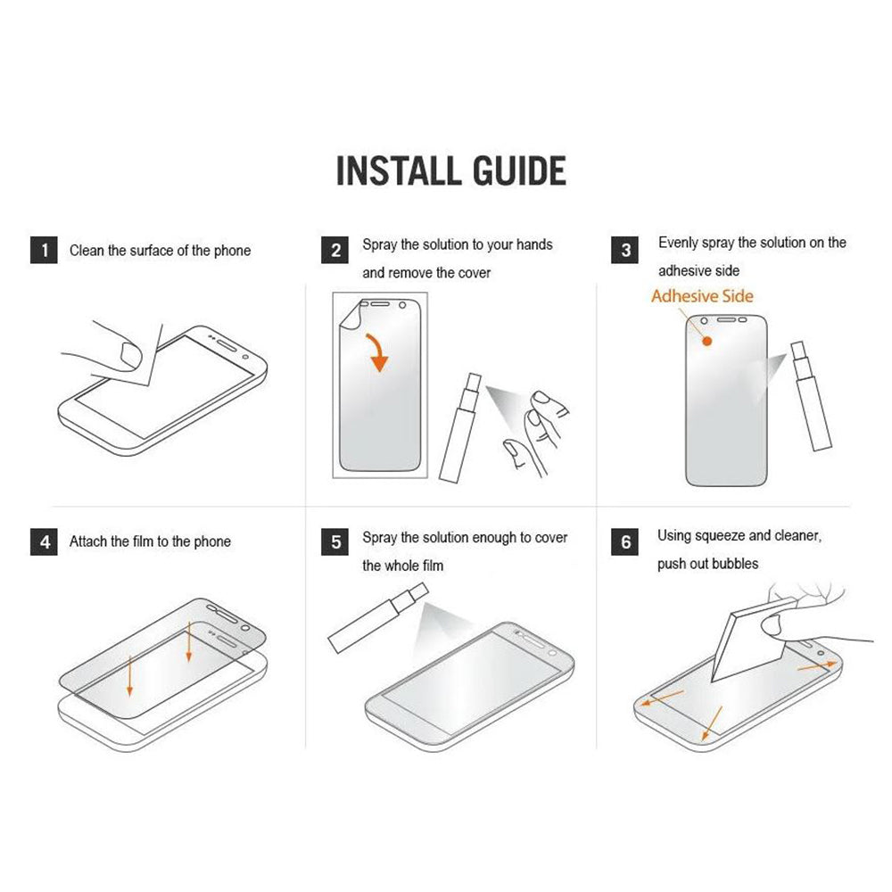 Folie de protectie Smart Protection Premium Classic (set de 2) compatibil cu Motorola Edge 50 Pro, Transparent
