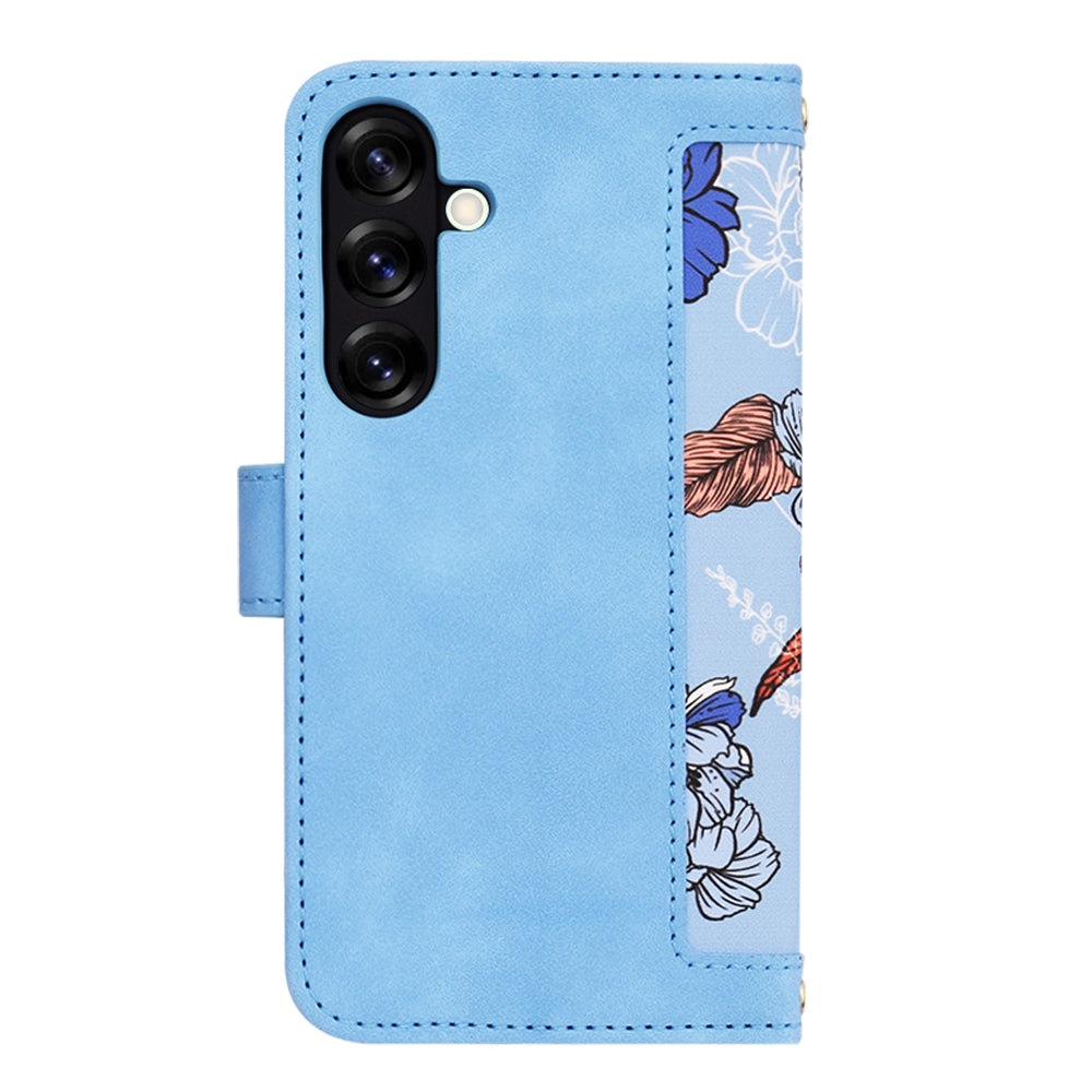 Husa de protectie Techsuit FlipCraft compatibil cu Samsung Galaxy S25 Plus, Vibrant Blue