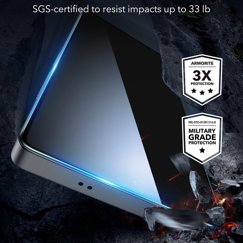 Folie de protectie ESR Tempered Glass compatibil cu Samsung Galaxy S25 Ultra, Privacy