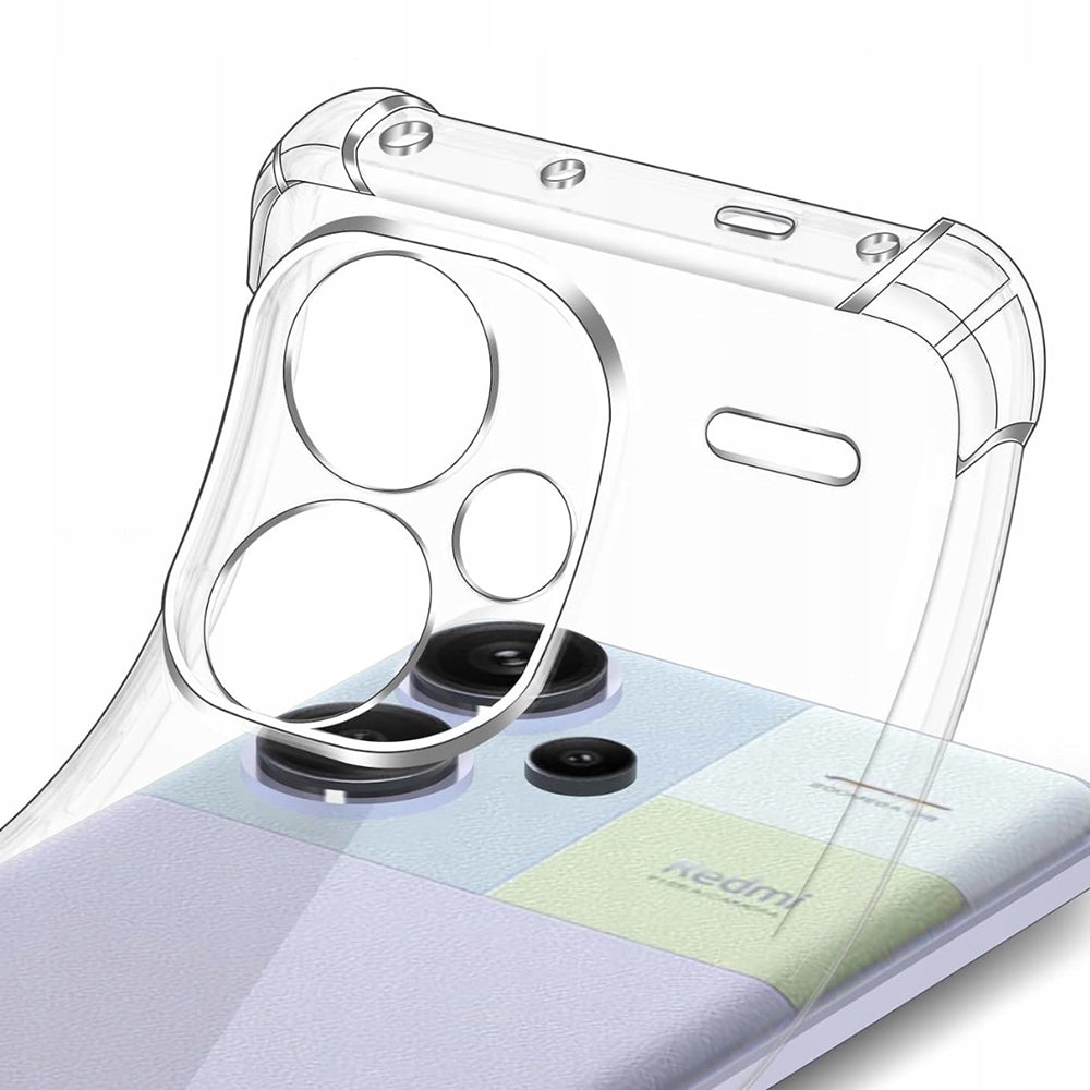 Husa de protectie Techsuit Shockproof Clear Silicone compatibil cu Xiaomi Redmi Note 13 Pro+ 5G, Transparent