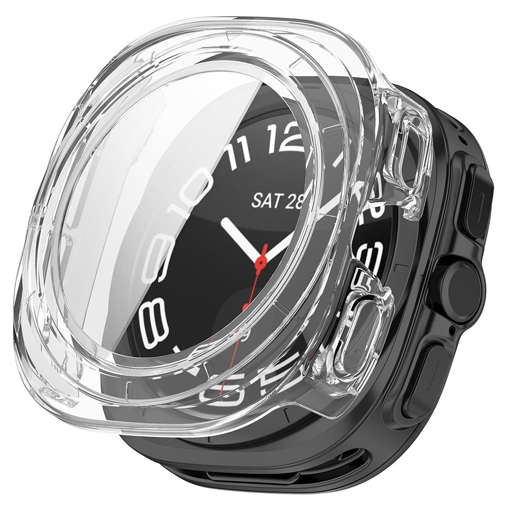 Folie de protectie smartwatch Techsuit Defense360 Pro + Screen Protector compatibil cu Samsung Galaxy Watch Ultra (47mm), Transparent