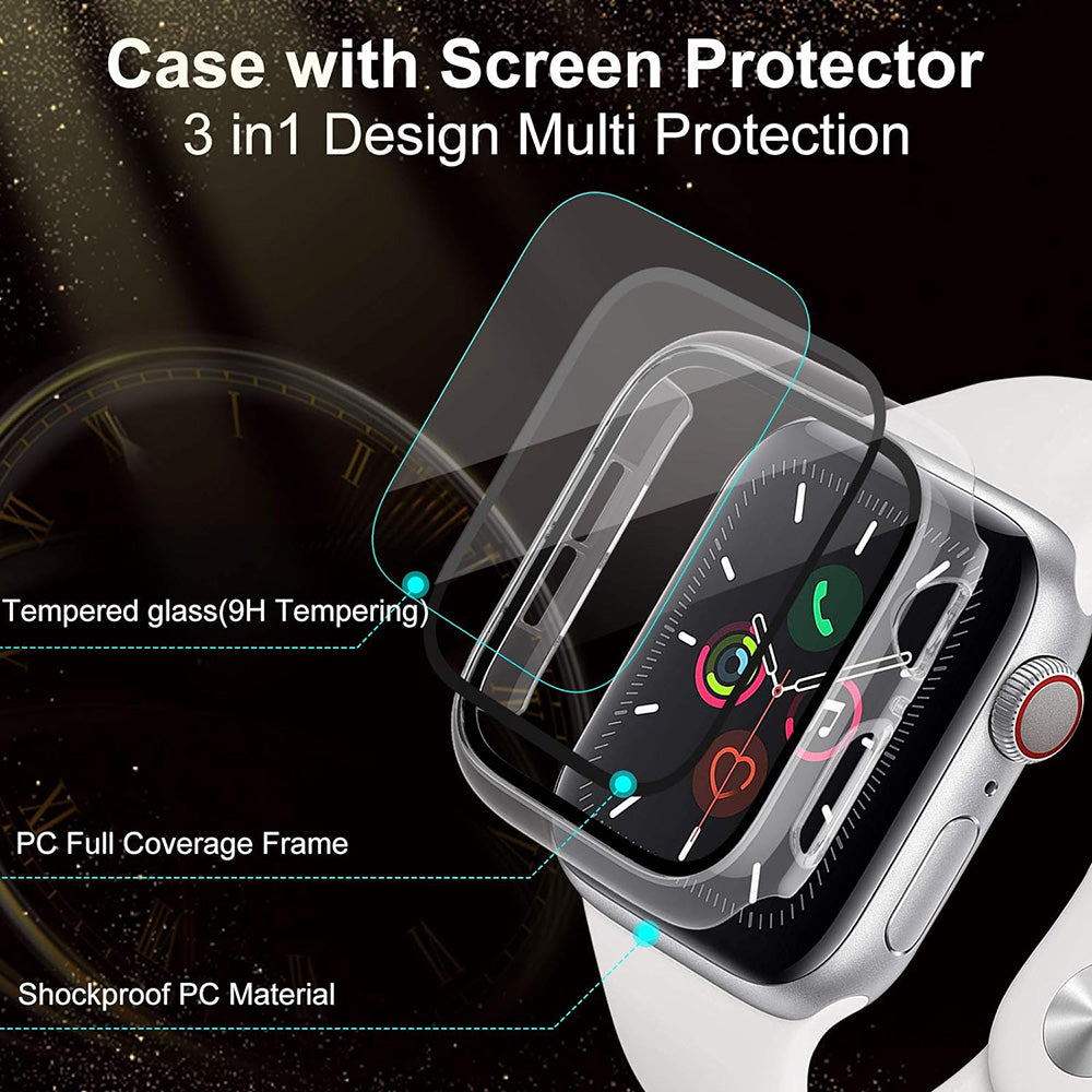 Husa smartwatch Samsung Galaxy Watch4 / Watch5 (44mm), Negru