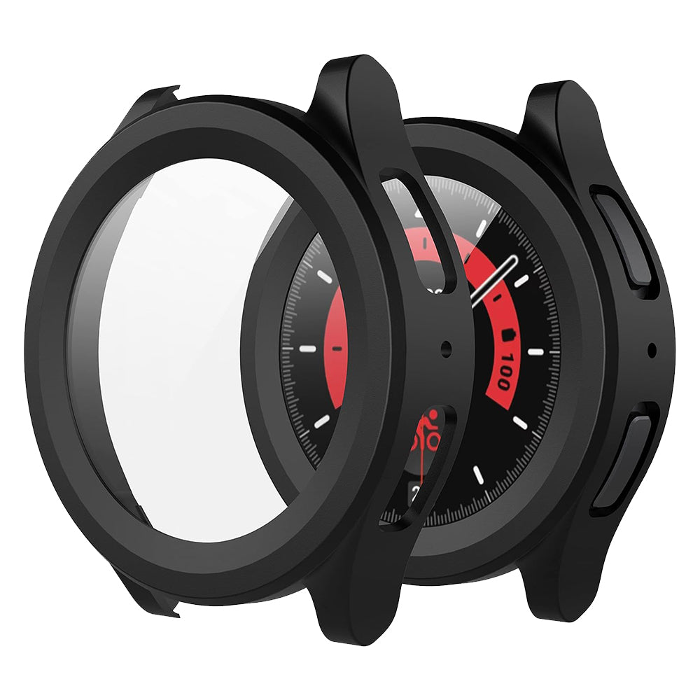 Husă + folie Techsuit pentru Galaxy Watch5 Pro, neagră