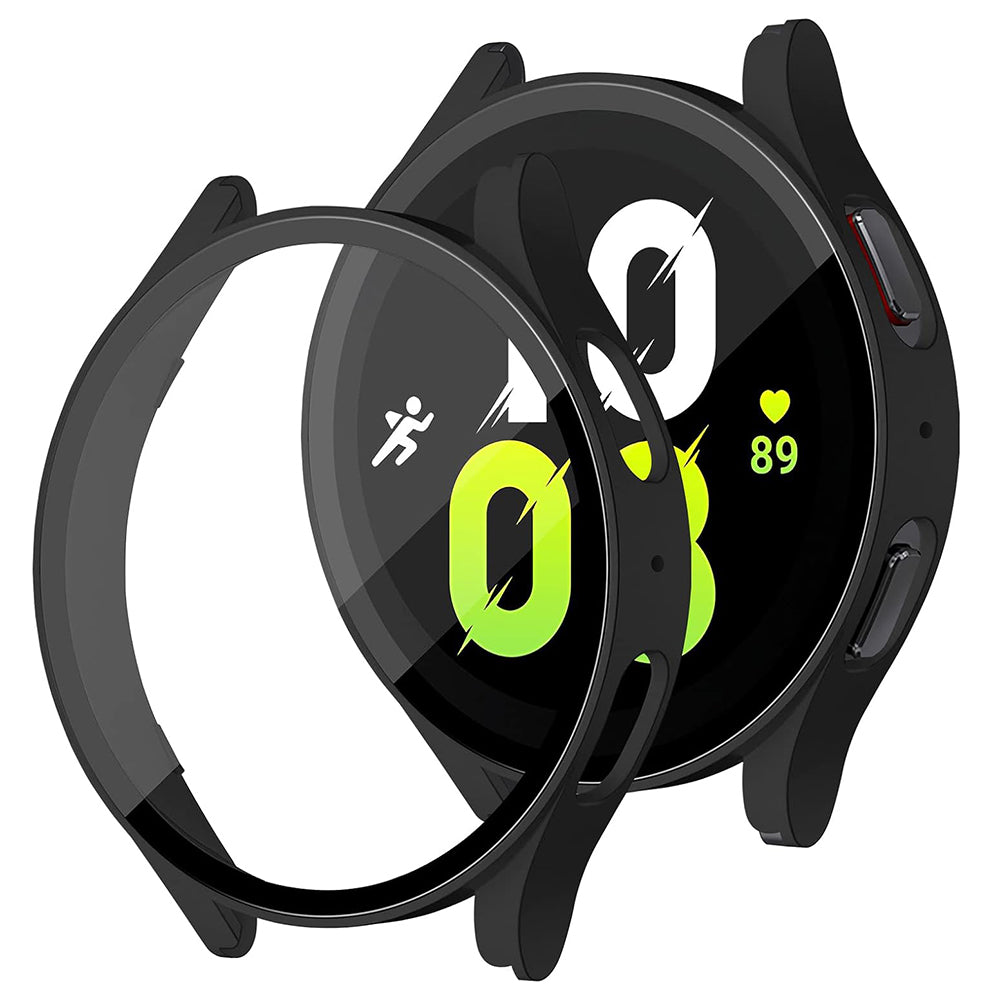 Folie de protectie smartwatch Techsuit Defense360 Pro + Screen Protector compatibil cu Samsung Galaxy Watch4 / 5 (40mm), Negru