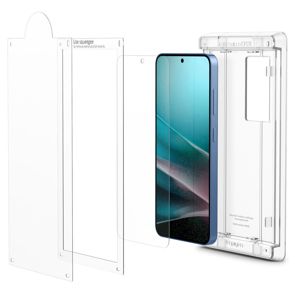 Folie de protectie Spigen Elite Shield EZ Fit HD (AFL09087) compatibil cu Samsung Galaxy S25 Plus, Transparent