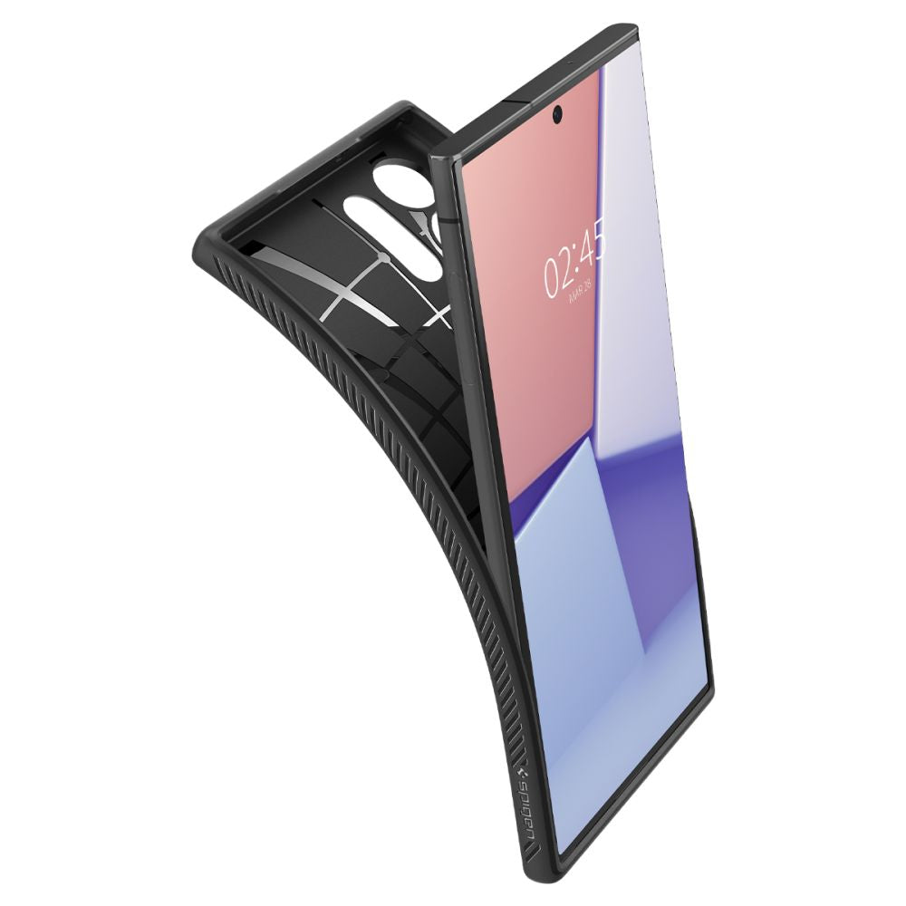 Husa de protectie Spigen Liquid Air (ACS05614) compatibil cu Samsung Galaxy S23 Ultra, Negru Mat