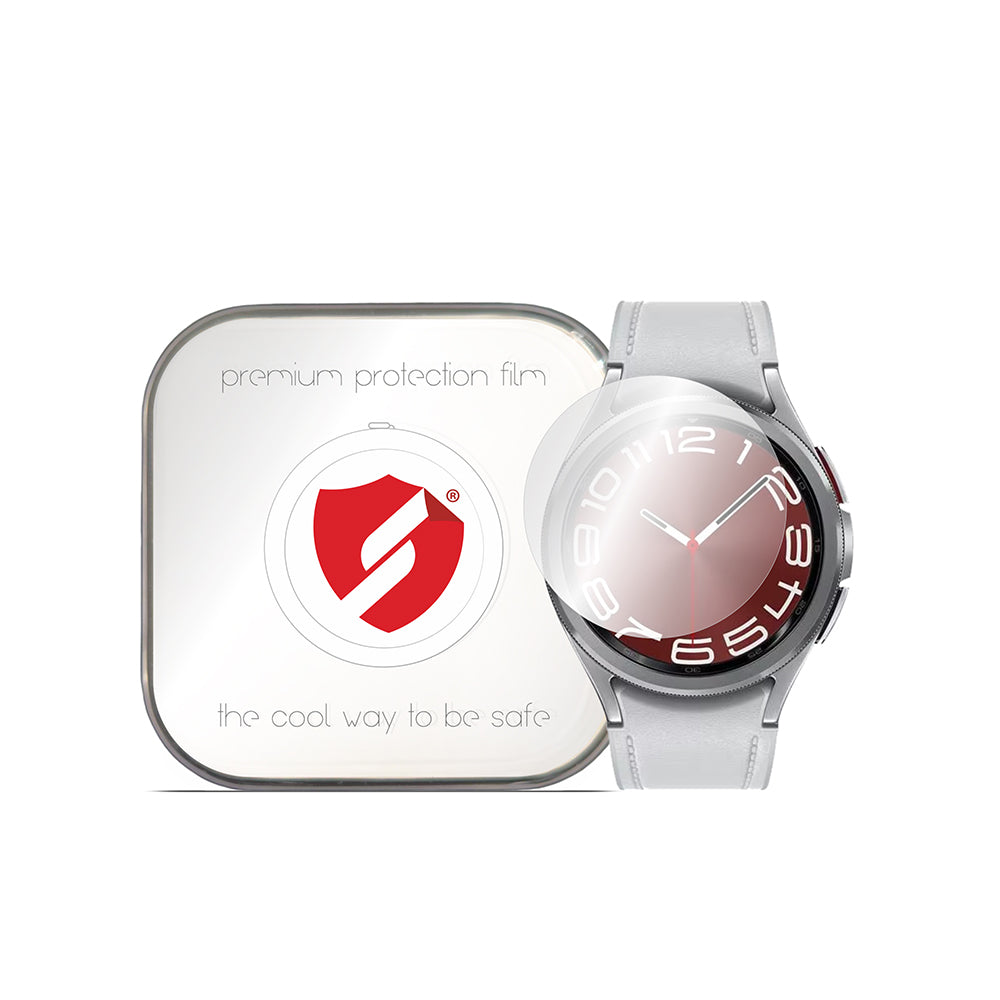 Folie de protectie smartwatch Smart Protection Premium Classic (set de 4) compatibil cu Samsung Galaxy Watch6 Classic 47mm, Transparent