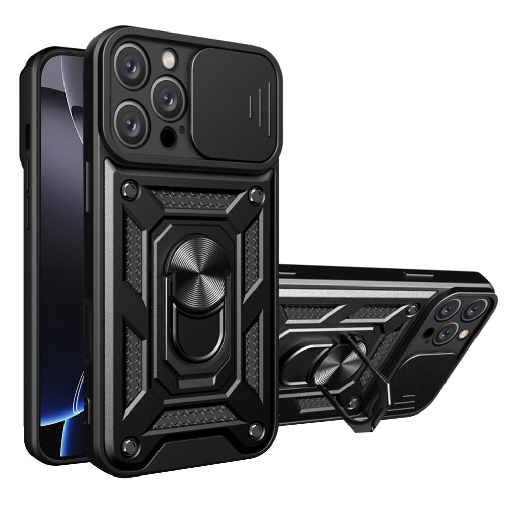 Husa de protectie Techsuit CamShield Series compatibil cu iPhone 16 Pro, Negru