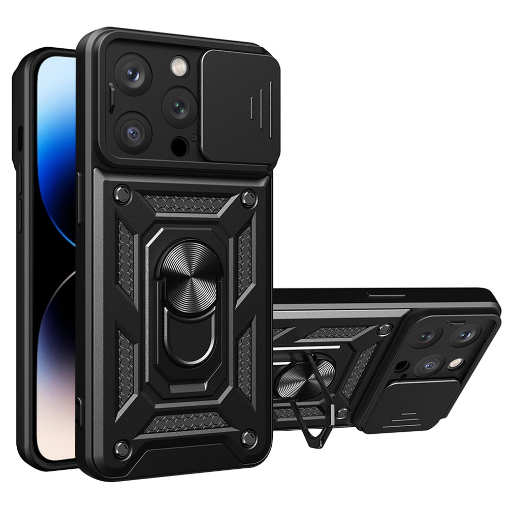 TechSuit Husa de protectie Techsuit CamShield Series compatibil cu iPhone 14 Pro, Negru