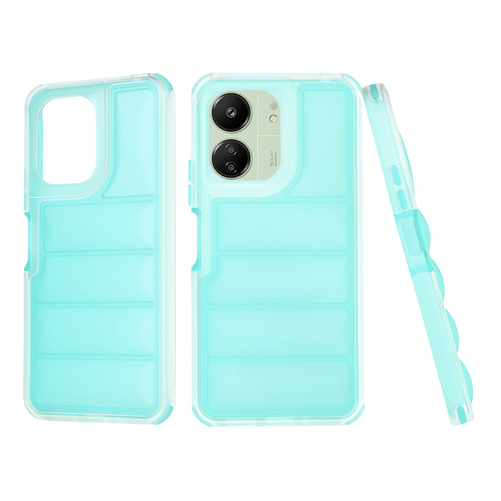 Husa de protectie Techsuit Wave Shield compatibil cu Xiaomi Redmi 13C 4G / Redmi 13C 5G / Poco C65, Turcoaz