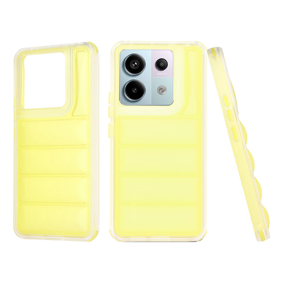 Husa de protectie Techsuit Wave Shield compatibil cu Xiaomi Redmi Note 13 Pro 5G / Poco X6, Galben