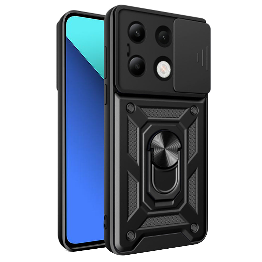 Husa de protectie Techsuit CamShield Series compatibil cu Xiaomi Redmi Note 13 4G, Negru