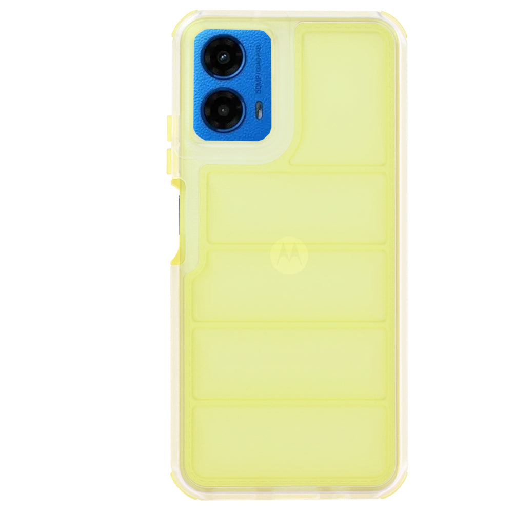 Husa de protectie Techsuit Wave Shield compatibil cu Motorola Moto G34 / Moto G45, Galben