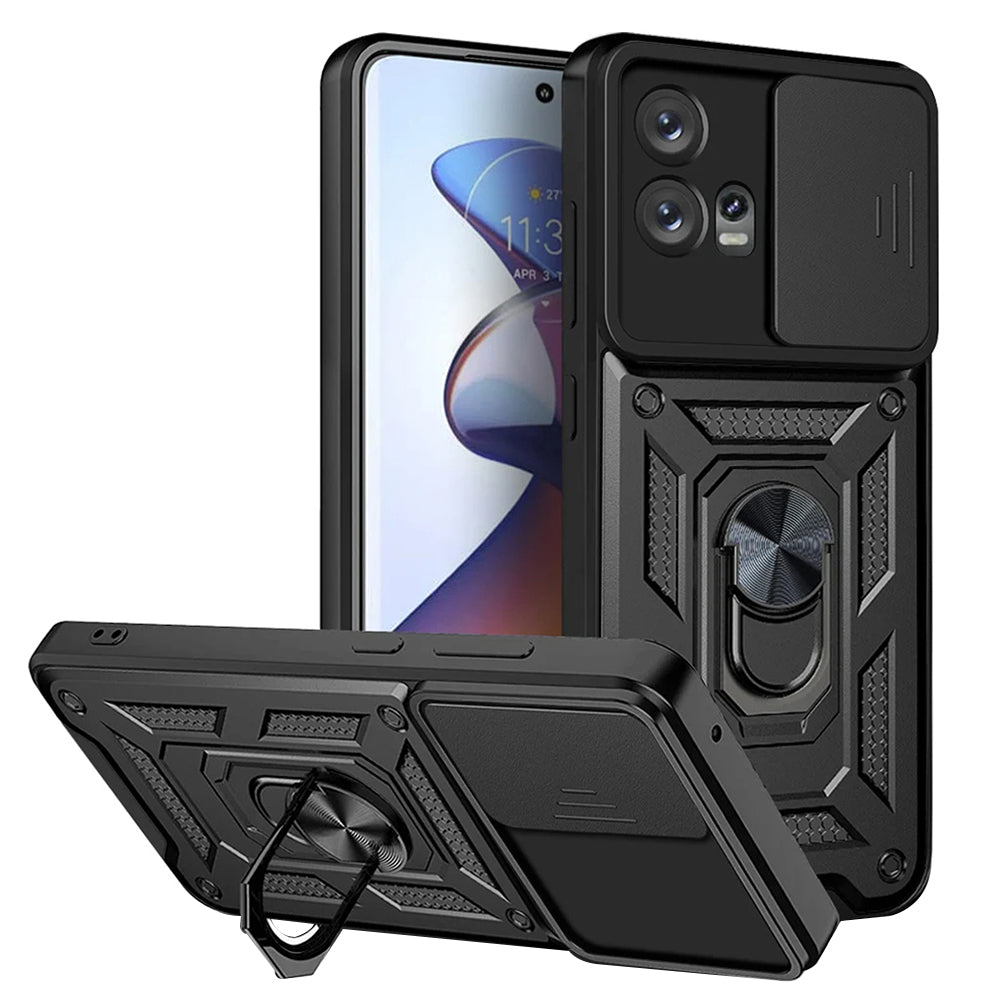 Husa de protectie Techsuit CamShield Series compatibil cu Motorola Edge 30 Fusion, Negru