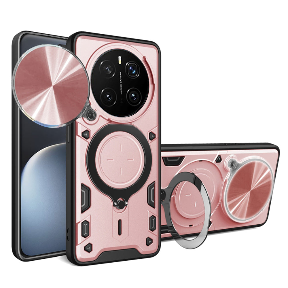 Husa de protectie Techsuit CamGuard Pro compatibil cu Honor Magic7 Pro, Roz Auriu