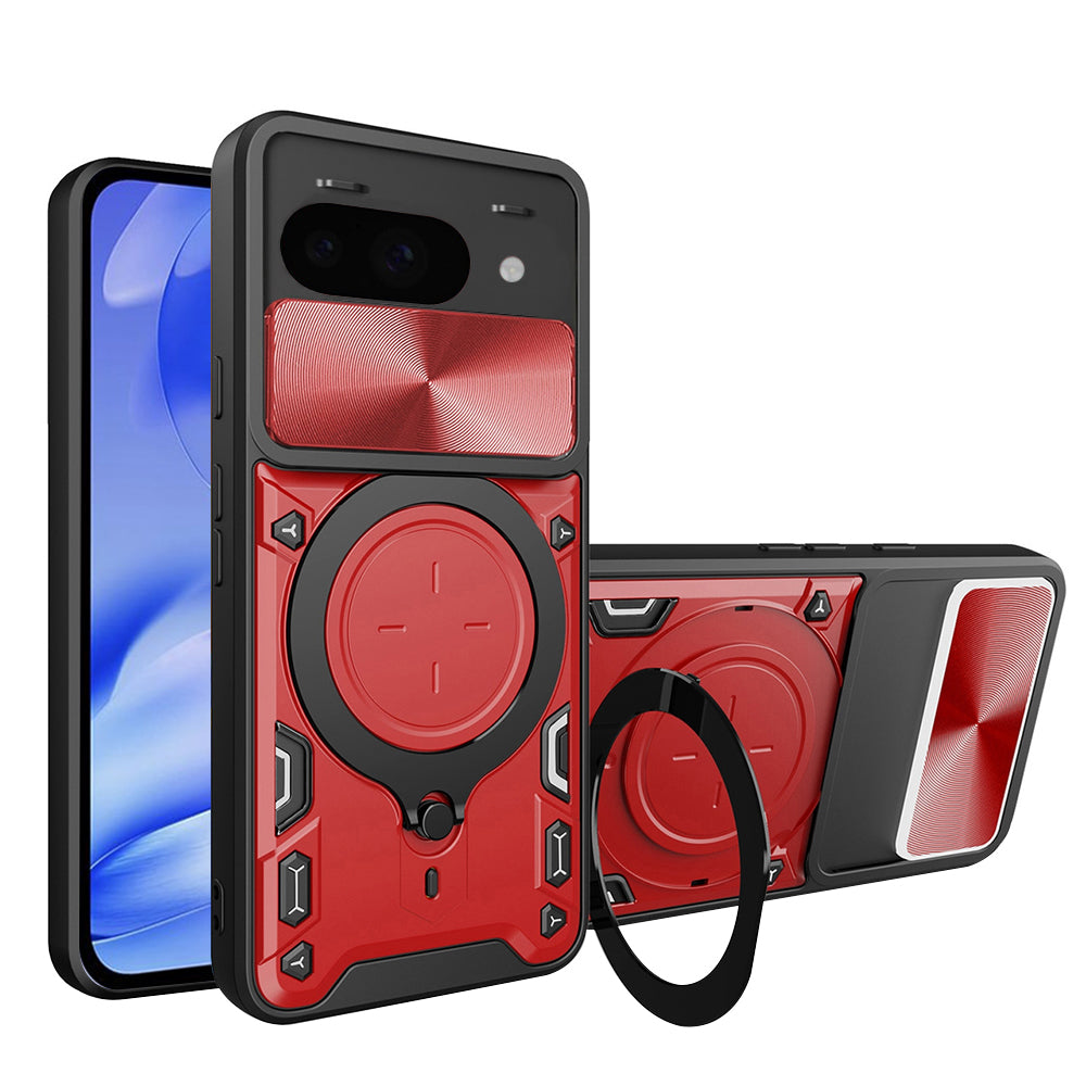 Husa de protectie Techsuit CamGuard Pro compatibil cu Google Pixel 9a, Rosu