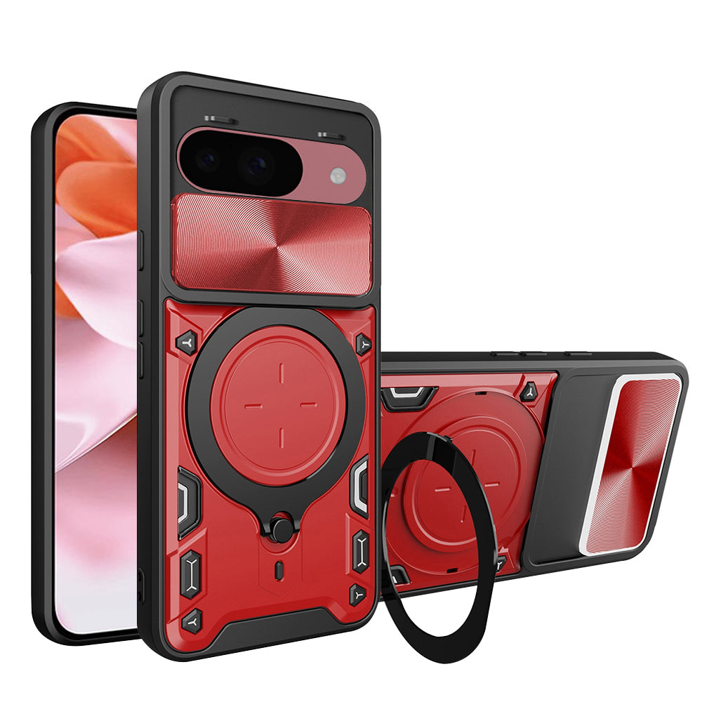Husa de protectie Techsuit CamGuard Pro compatibil cu Google Pixel 9 / 9 Pro, Rosu
