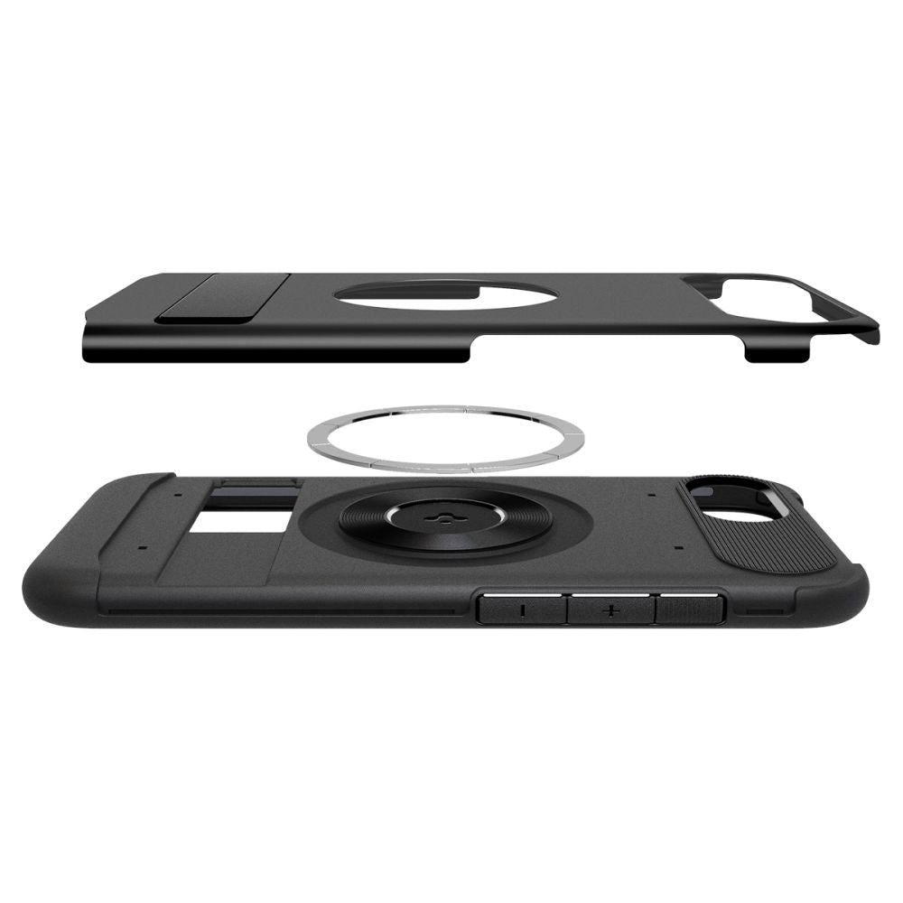 Husa de protectie Spigen Slim Armor MagSafe (ACS09129) compatibil cu iPhone 16e / iPhone 17e, Negru