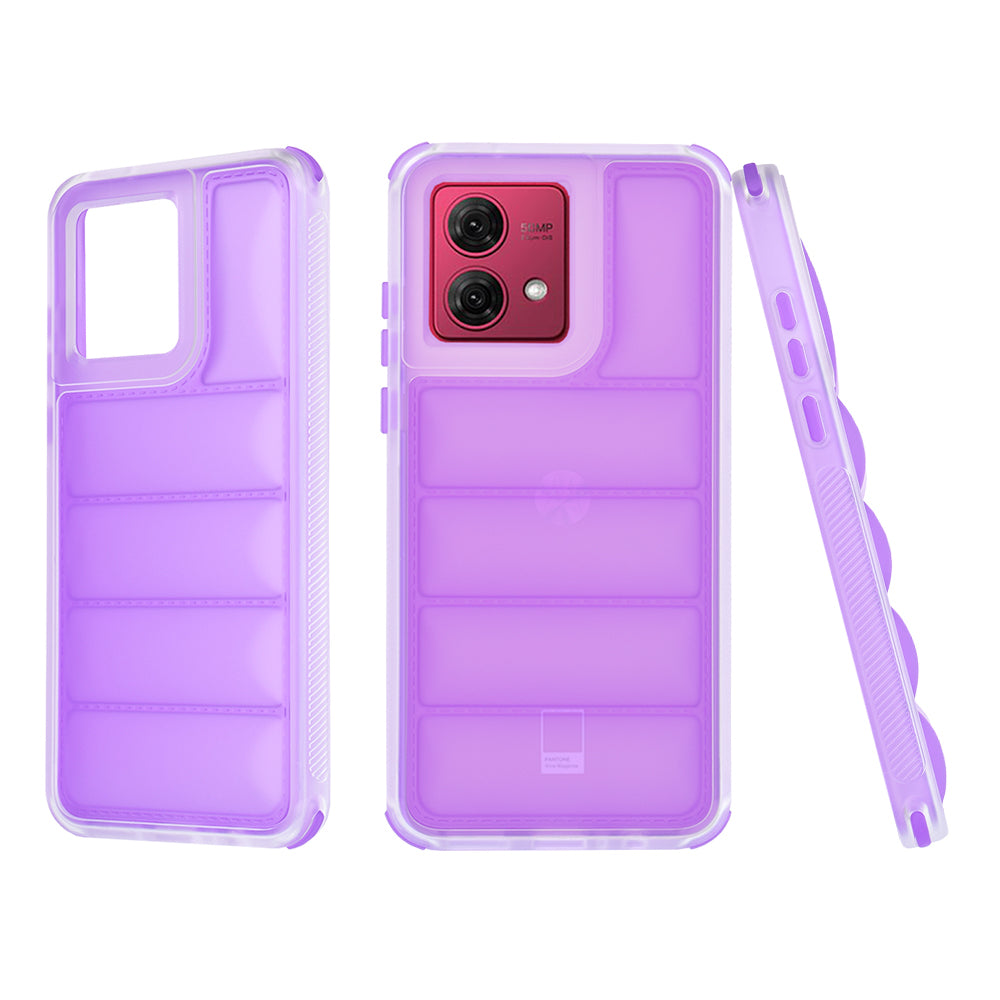 Husa de protectie Techsuit Wave Shield compatibil cu Motorola Moto G84, Violet